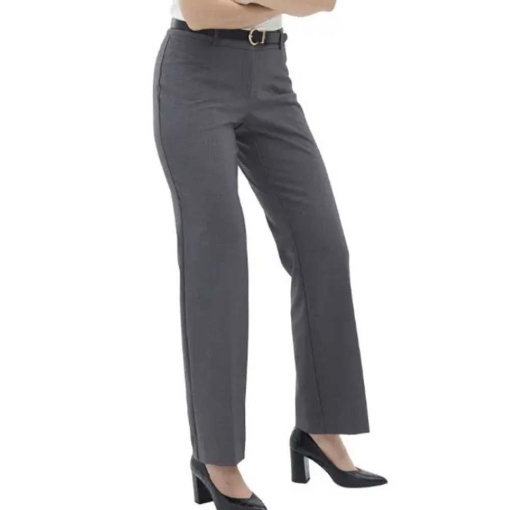 Worthington Womens Curvy Modern Straight Trouser